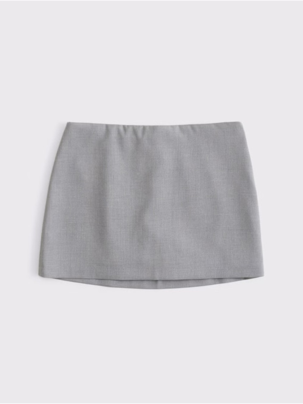NWOT Abercrombie & Fitch Light Grey Mini Skirt (Scarlett Skort)